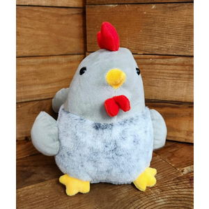 Zaviftie Realistic Soft Chicken Plush Toy Lovely Cuddly Dolls Cartoon Stuffed Animal for Bedroom Office Couch Decoration (Pink)