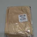 Truform Short Length 20-30 mmHg Compression Stockings for Men and Women, Reduced Length, Closed Toe, Beige, Medium (short length)