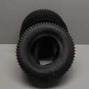 13x5.00-6 Tire and Wheel, Set of 2 Rubber Pneumatic Riding Lawn Mower Tires, Heavy Duty Lawn Mower Wheels with 3/4" Bushings and 6.6" Centered Hub, Tractor & Lawnmower Tires