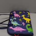 Gameporium Montessori Busy Board for Toddlers, DinosaurThemed Sensory Toy, Educational Airplane Travel Essentials Activity Book for Boys and Girls