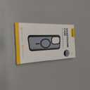 Lamicall Magnetic Case for iPhone 15 Pro Max, for Magsafe - [Diamond Textured Anti-Slip Edge] [Military Grade Shockproof Protection] Translucent Hard Slim Magnet Protective Cover (Black)