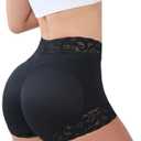 Pehhim Women butt lifter panties Lace Tummy Control Shapewear Shorts Fajas Colombianas Moldeadoras Comfortable underwear (XL)