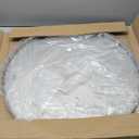 SafBbcue Fire Pit Lid Round 22" for Patio Outdoor Firepit, Stainless Steel Fire Pit Cover for 18" & 19" Round Drop in Firepit Pan Accessory, Firepits Metal Lid with Handle, Outdoor Bonfire Accessories