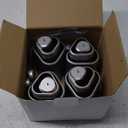 Fly Fans for Tables, Fly Repellent Fan Indoor Outdoor with Holographic Blades Keep Flies Away, Bug Repellent Outdoor for Picnic, Party, Restaurant, Kitchen, and BBQ, 4 Pack, Silver