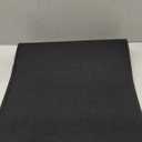 Kitchen Mats for Floor, Super Absorbent Kitchen Rugs Non Slip Washable, Soft Imitation Linen Braided Kitchen Runner Rug, Standing Mat Sink Mat, Easy to Clean, Black 17x47