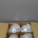 Suwimut 4 Pack Mirror Disco Ball, 6 Inch Cool and Fun Silver Hanging Disco Ball with Attached String for a Party or Dj Light Effect, Party Decorations, Home Decorations, Stage Props, Christmas