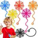 30 Pcs Sticky Spider Web Sticky Hands for Kids Bulk Halloween Party Favors Decorations,Spider Webs for Classroom Prizes,Easter Basket Stuffers Goodie Bags Stuffers Pinata Stuffers for Boys Girl