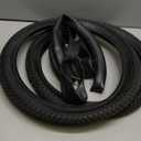 12.5"/14"/16"/18"/20" Kids Bike Tire 2 Pack Folding Replacement Tire and Inner Tubes, Bike Tires Compatible with 12.5/14/16/18/20x1.75/1.95/2.125 Tire Wheel (Beige)