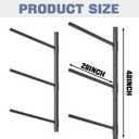 WALMANN Heavy Duty Wall Mounted Kayak Storage Rack for Garage, Adjustable Kayak Hangers for Wall, Holds Up to 220 lbs