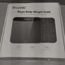 Ovutek Bathroom Scales Digital Weight, Topnotch Quality 450lb Weight Scale, Most Accurate to 0.05lb, Automatic Weighing Scale for Body Weight, Baby, Pet, Larger LED, Sturdy and Durable Base Machine (Black)