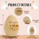 He Is Risen Easter Decorations, Wooden Bible Verse Resurrection Eggs, Christian Religious Faith Based Spring Gifts For Friends Family Adults, Resurrection Eggs Easter Story, 04