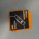 Misxi 2 Pack Tempered Glass Case Compatible for Apple Watch Series 11 (2025) Series 10 46mm, Hard PC Screen Protector Overall Protection Scratch-Resistant Cover for iWatch, 1 Gold + 1 Transparent