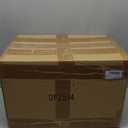 Giegxin 4 Pack 23.6'' Artificial Boxwood Topiary Ball Tree with Orange Fruit, Outdoor Faux Shrubs with Ground Spike No Maintenance Fake Bushes for Home Front Door Porch Fall Winter Garden Yard Decor