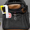 SwissGear Tool Bag Backpack, Fits Up to 17-Inch Laptop, Work Pack PRO, Black/Brown Canvas