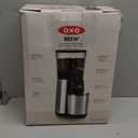 OXO Brew Conical Burr Coffee Grinder - Silver, Stainless Steel Burrs, One-Touch Automatic Smart Grind