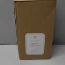 DN DECONATION Light Up Christmas Decor Village Sets, White Ceramic House with Lights, Modern Christmas Town Building Decorations, Winter Porcelain Village Xmas Decor for Tabletop Centerpiece Inside (set of 1)