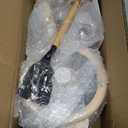 Dezin Electric Cooker, 2L Non-Stick Saut Pan, Rapid Noodles Cooker, Mini Pot for Steak, Egg, Fried Rice, Ramen, Oatmeal, Soup with Power Adjustment, College Dorm Room Essential (Round - B(Beige/Without Steamer))