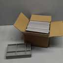 SPAKOWN Jewelry Drawer Organizer Inserts Set of 9, Velvet Jewelry Trays for Drawers, Storage for Earring, Ring, Necklace, Watch, Bracelet (Grey)