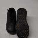 Men’s Black Lace-Up Work Shoes – Slip-Resistant, Durable, Comfortable - Black 6.5