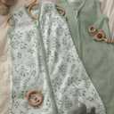 Yoofoss Baby Sleep Sack 0-6 Months Wearable Blanket for Babies 100% Organic Cotton 2-Way Zipper TOG 0.5 Toddler Sleeping Sack 3 Pack, Sleep Sacks
