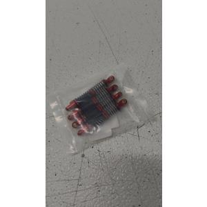 53mm 59mm 66mm 78mm Aluminum Long Threaded Shocks Absorbers Oil Damper for 1/18 RC Crawler TRX4M TRX-4M KUpgrade Parts (59mm-red)