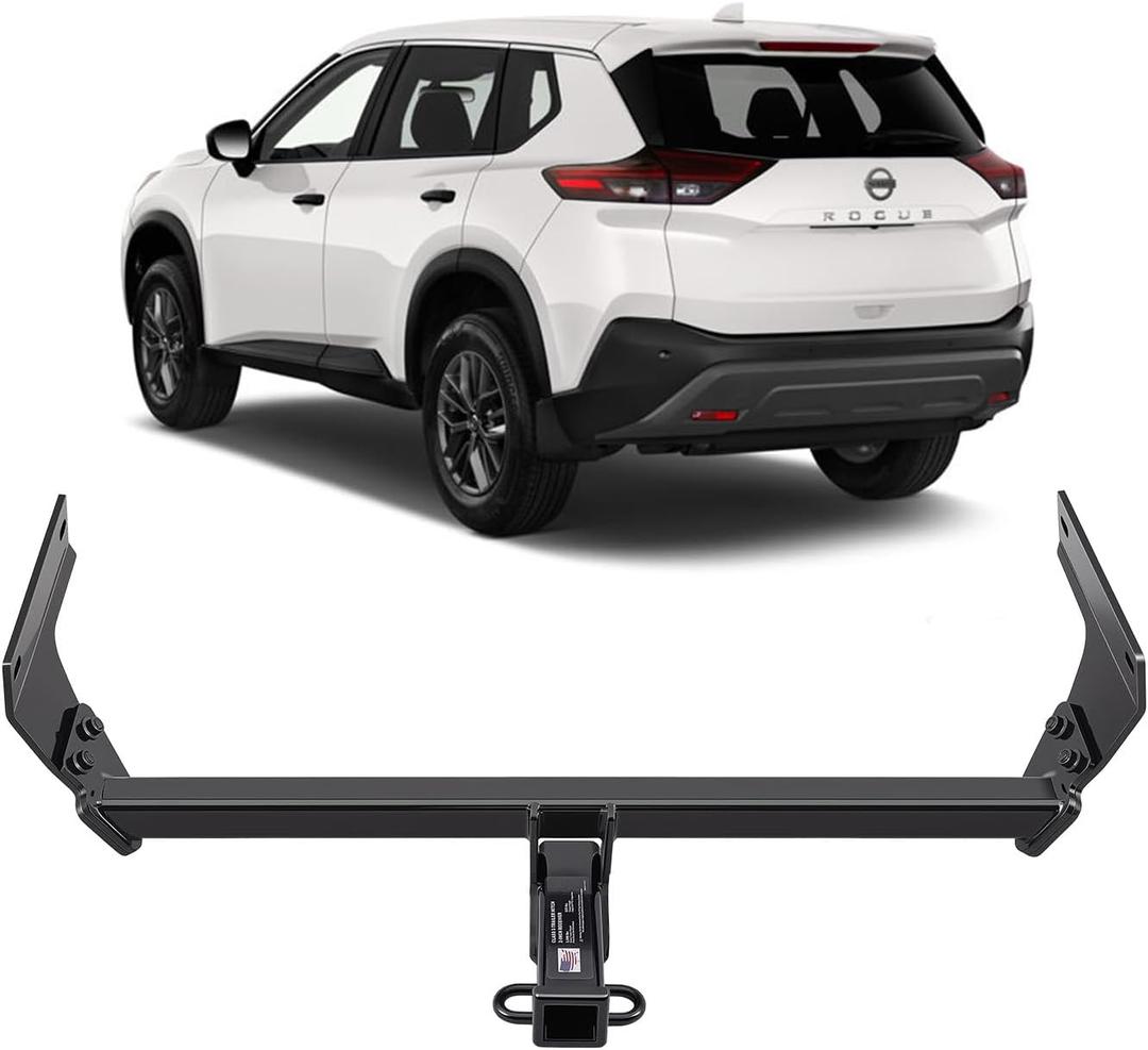 Class 3 Trailer Hitch 2-Inch Receiver Compatible with 2021–2025 Nissan Rogue | 3,500 lbs GTW / 525 lbs TW | Custom Fit Tow Hitch