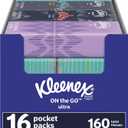 Kleenex 16 Pocket Packs (10 per pack), White, Box