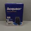 Acquaer 1/4 HP Automatic Swimming Pool Cover Pump, 2250 GPH Submersible Sump Pump with 3/4 Check Valve Adapter & 25ft Power Cord, Water Removal for Pool, Hot Tubs, Rooftops, Water Beds and more