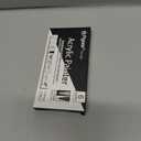 EBOT Acrylic Paint Pen White Black, 6 Pack Black Paint Markers for Rock Wood Fabric Plastic Leather Glass Stone Metal Canvas,Water-Based Acrylic Paint Sets