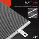 A-Premium A/C Condenser Replace# F6HZ19712A - Compatible with 2003-2006 Sterling Truck LT9500, AT9500, LT7500, LT8500