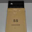 Greenual Black Silverware Organizer 10 In Utensil Organizer Silverware Tray for Drawer Cutlery Flatware Organizer for Kitchen Bamboo Wood