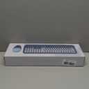 HotFox Wireless Keyboard and Mouse Combo, Full-Size Retro Typewriter Keyboard with Round Keycaps, Ergonomic Design for Windows PC, Home and Office Use -Blue