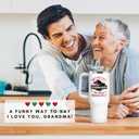 GINGULMINA Grandma Gifts - Birthday Gifts for Grandma - Mothers Day, Christmas Gift Ideas for Grandmother from Grandchildren, Granddaughter, Grandson, Grandkids - 40 Oz Stainless Steel Tumbler