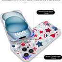 Beautiful Stars for iPhone 16 Pro Max Case, Aurora Refraction Shockproof Cover, Nano-Gradient Light Effect, 0.02 inch Slim TPU, Gliter/Bling/Anti-Yellowing Apple Phone Case for Women Girl Girly