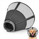 Joypig Dog Cone Collar After Surgery to Stop Licking: Soft Mesh Recovery Collar with Detachable Pad, Elizabeth Cone Alternative for Large Medium, Small Dogs, Normal Eating and Drinking (XL)