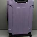Travelers Club Midtown Hardside 4-Piece Luggage Travel Set, Lilac