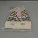 Kids Winter Knit Beanie Hat for Boys Girls Age 3-8 with Faux Fur Pom Warm Fleece Lined