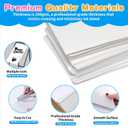 24x36 inches White Poster Board, 30 Packs Large poster paper, Heavyweight Poster Paper Bulk, Blank Display Board for School, Office & Craft Projects