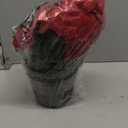 Poinsettias Artificial Christmas Flowers Red Faux Poinsettia Outdoor 15 Inch Winter Flowers for Home Office Table Decorations Indoor Outdoor Xmas Ornament