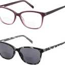 Bifocal Reading Glasses Women Blue Light Computer Readers Clear Top Cat Eye Frame Stylish Fashion Ladies Eyeglass (Grey & Purple)