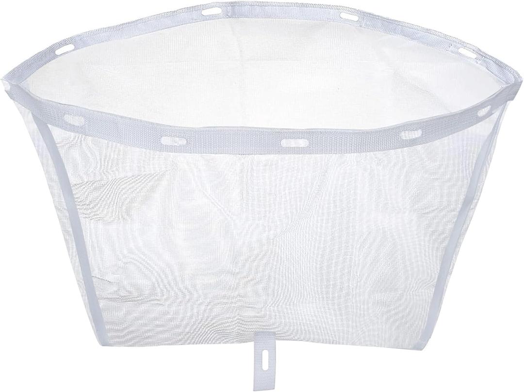6570-398 Filter Net Bag with 11 Clip Holes Compatible with Jacuzzi J-300 J-400 J-500 Hot Tubs Jacuzzi Replacement Parts Debris Mesh Bag for Skimmer Filter Net Bag for Jacuzzi 6570-398