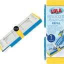 LOLA Squeeze Matic Butterfly Sponge Mop Refill, 9", Replacement Head, Floor Cleaning, Comparable w/Quickie Type S Sponge Mop Refill, 1 Pack