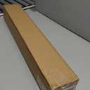 Cordless Bamboo Roman Shades for Windows, Blinds Size (26.5" W 48" H) Colour (Highfield Teak)