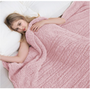 Eydna Electric Heated Blanket Full Size 72"×84" with 9 Heating Levels & 110Hs Auto Off，Double Sided Plush Sherpa, Energy Efficient, Machine Washable, for Couch & Bed, Light Pink