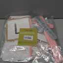 Kiwayo Baby Shower Decorations for Girl- Rose Gold Glitter Banner, Tissue Paper Poms, Round Dots Garland and Tassels Garland- Baby Girl Gender Reveal Birthday Party Decorations