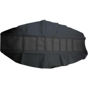 Universal Motorcycle Seat Cover Non-Slip Suitable Rubber Striped Seat Covers Soft for YZ125 YZ250 YZ450F WR250F WR450F TTR230 YZ TTR WR 125 250 Dirt Pit Bike Motocross Off Road Motorbike (Black)
