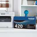Brother Genuine TN420 Mono Laser Toner Cartridge, Black