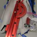 Table Saw Miter Gauge Works w/Table Saws, Band Saw and Router Table (Red)