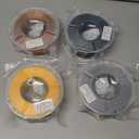 ELEGOO 250g Silk PLA Filament Bundle 1.75mm, 4 Colors 3D Printer Filaments Dimensional Accuracy +/- 0.02mm, 4 Pack 250g Spool, Silk Gold/Silk Silver/Silk Bronze/Galaxy Black