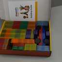 Gemmicc Magnetic Tiles, Deluxe 136 PCS Building Blocks Magnet Toys for Kids,3D Magnet Puzzles Stacking Blocks for Boys Girls,Huge Set with 2 Cars